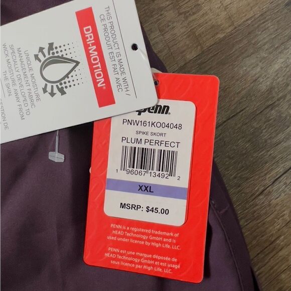 PENN Women's Spike Athletic Mini Skort- Size XXL - Picture 5 of 10